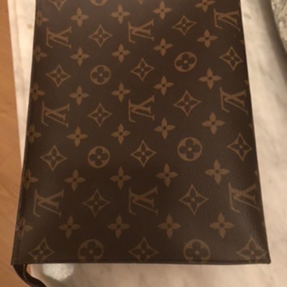Louis Vuitton Brown Monogram Canvas Toiletry Pouch - Picture 2 of 6
